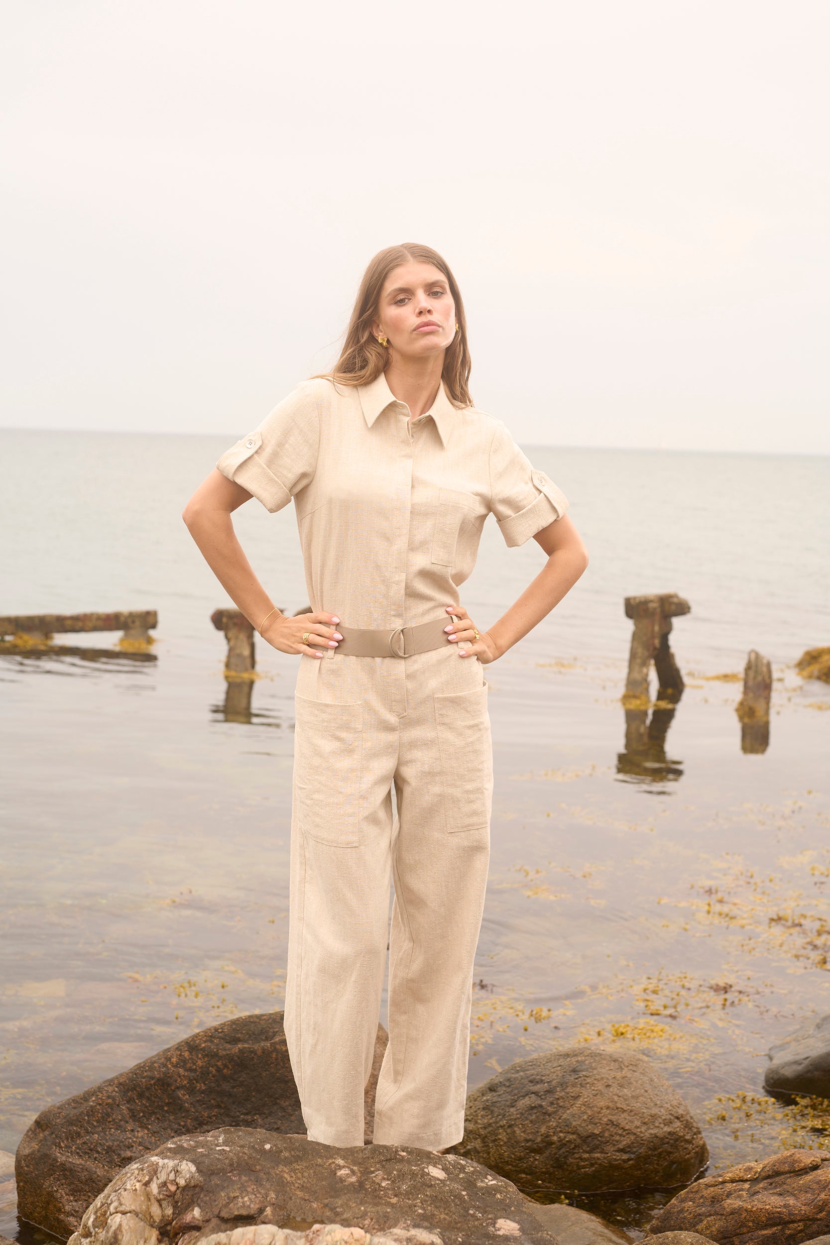 CRCella hør buksedragt